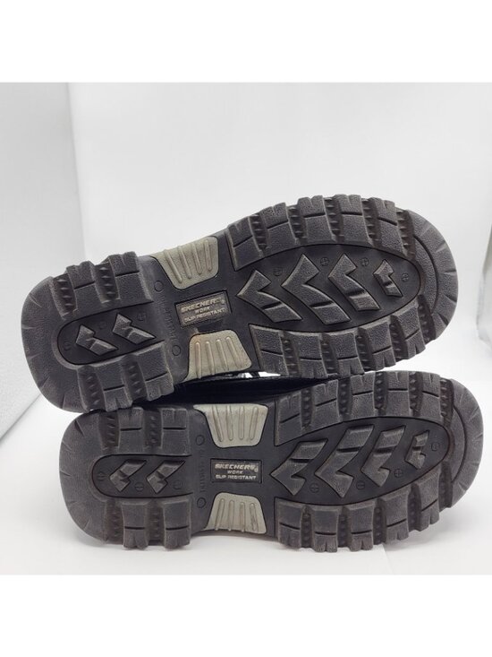 Skechers Mens 77143 Burgin Tarlac Steel Toe Industrial Leather Work Boot Sz 10 main image 5